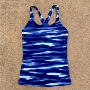Athleta Built-in-Bra Workout/Yoga Tank Top
